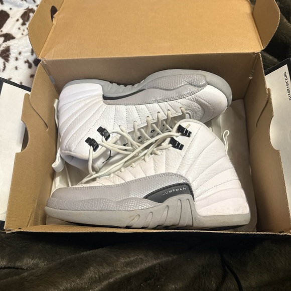 Jordan Kids Sneakers White and Gray